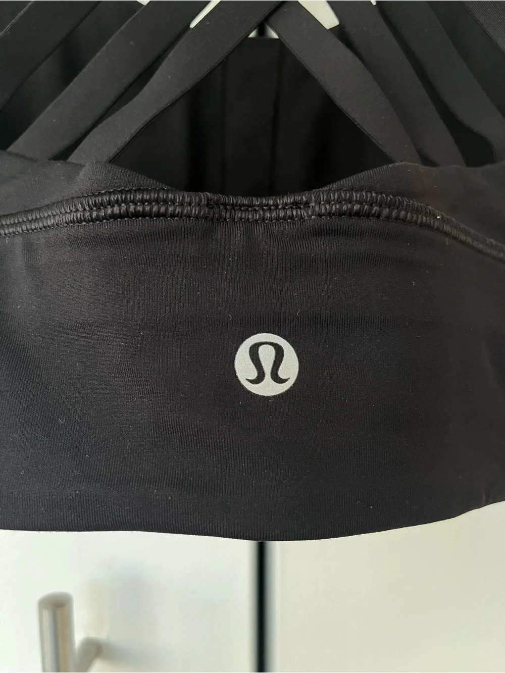 lululemon athletica Women's Black Energy Strappy Sports Bra- Size 6